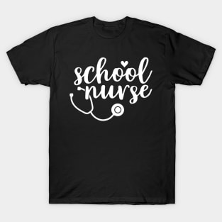 Cute School Nurse Appreciation T-Shirt